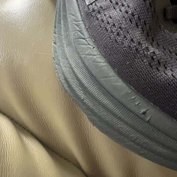 Hoka One One Bondi 8 Running Shoes Womens Size 9.5 B Triple Black Athletic - Picture 7 of 8